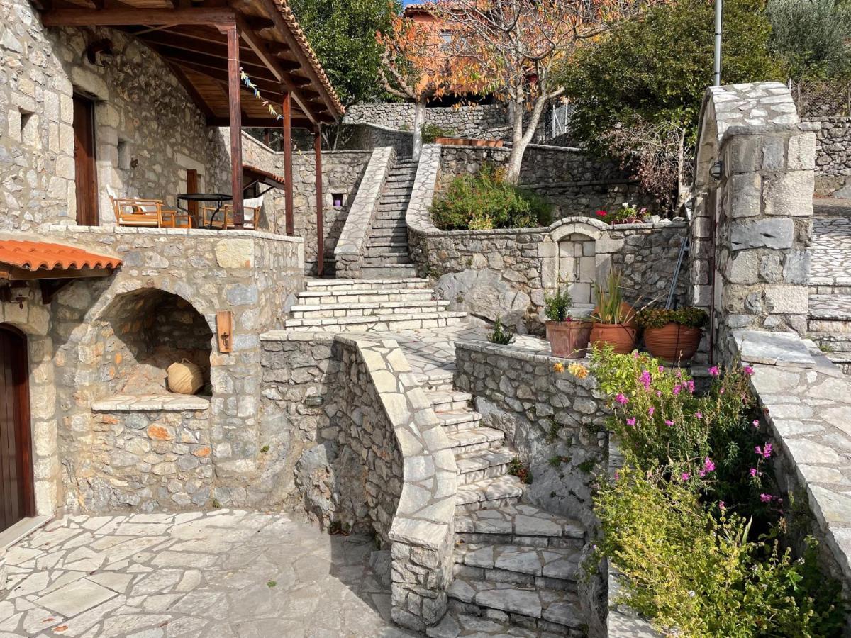 Terra Petra Villa At Psari Trikolonon Gortynia Psárion Exterior foto