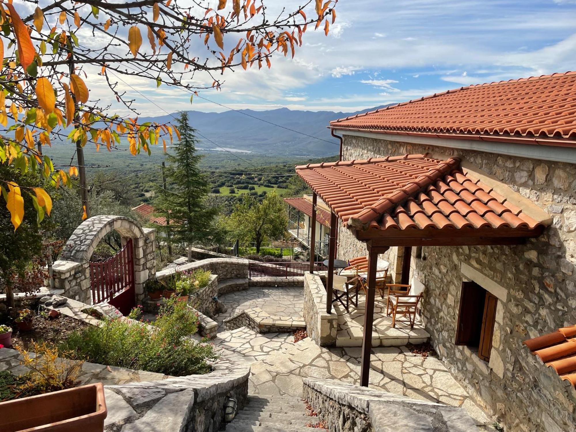 Terra Petra Villa At Psari Trikolonon Gortynia Psárion Exterior foto